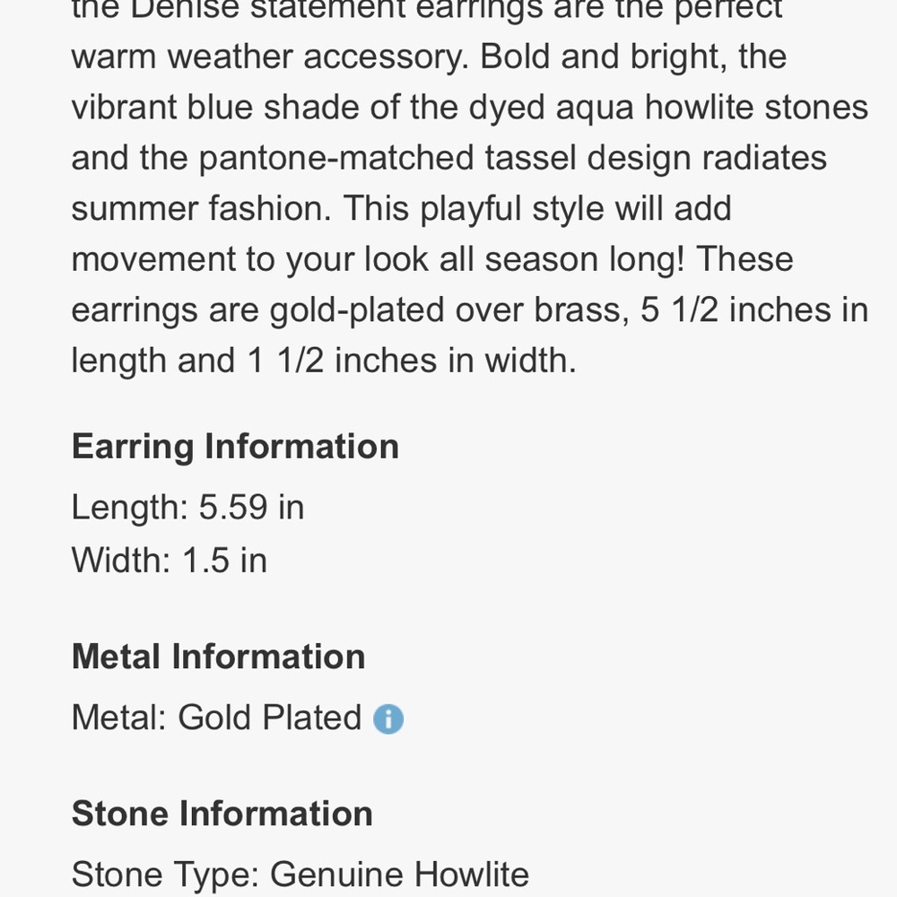 KENDRA SCOTT TASSLE DROP STATEMENT EARRINGS - Picture 8 of 8